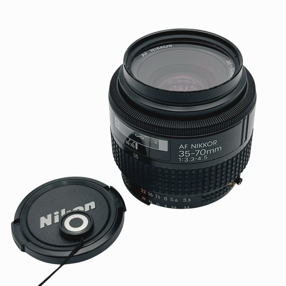 Nikon Nikkor AF 35-70mm F3.3-4.5 Zoom Lens with Tiffen UV Filter Protector
